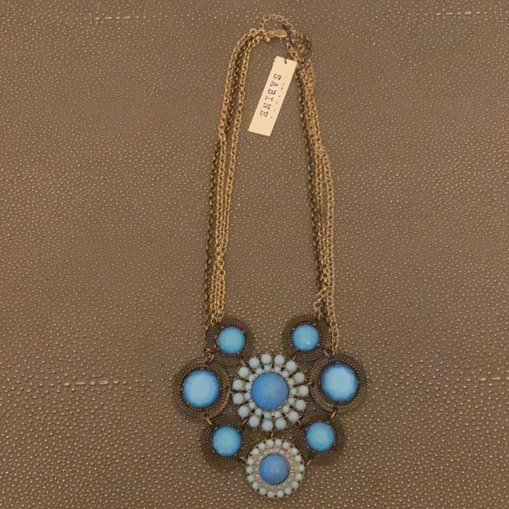 Bib necklace.
